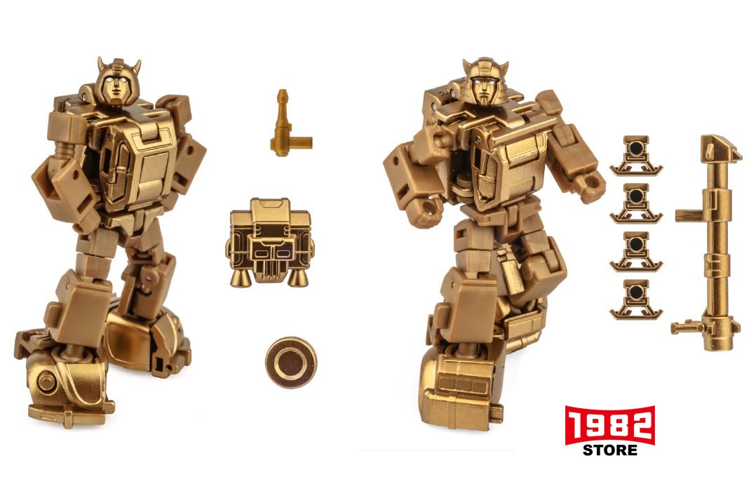 NEWAGE NAH25G&H26G Golden Cliffjumper Mini Transformers Toy Model Action Figure