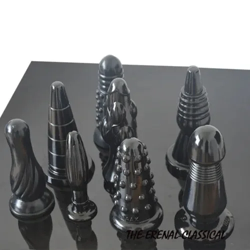 pornhint Pornhint New Black Massage Stuffed Stopper for Women Men Dildo Erotic Fetish Matursbate