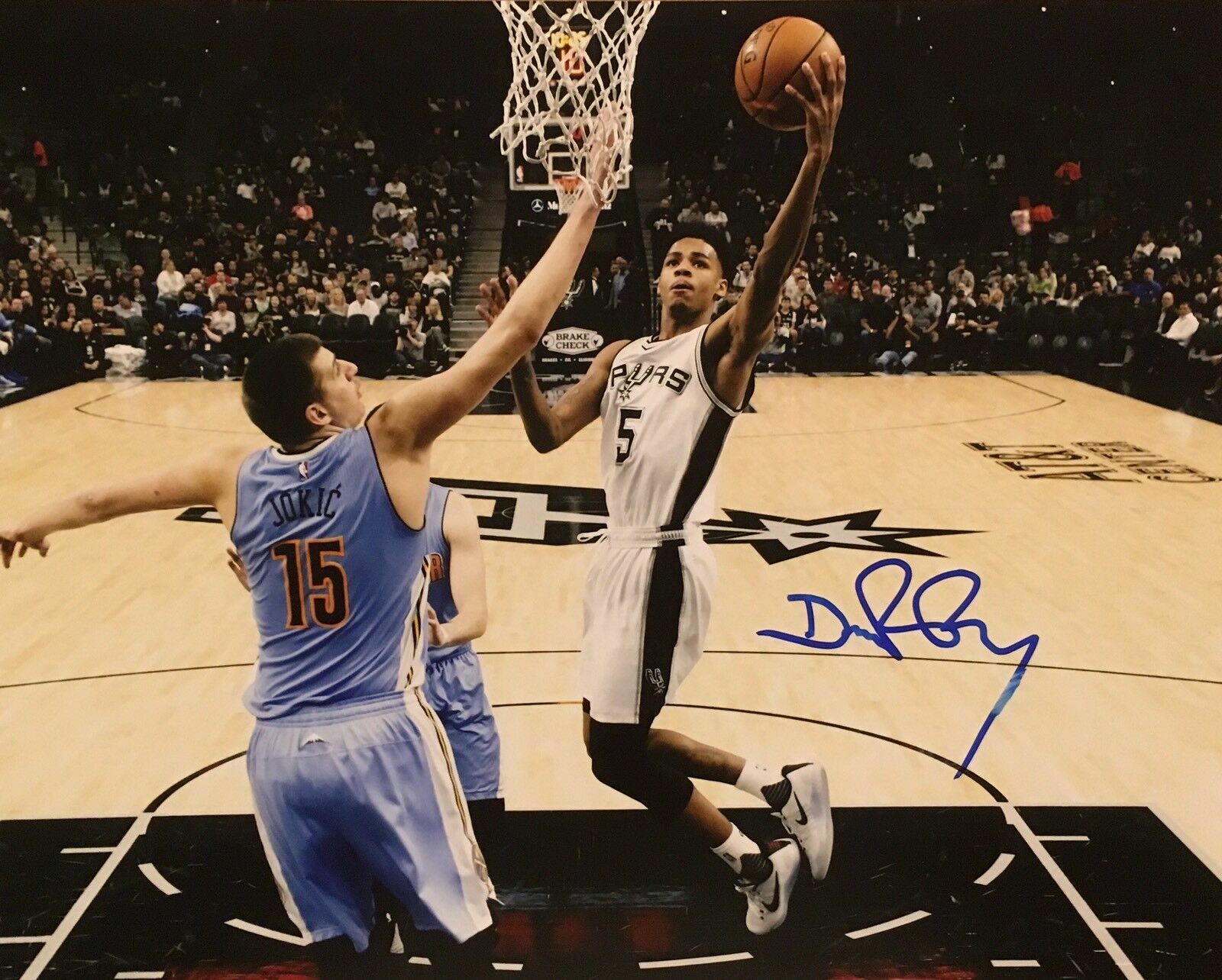 Dejounte Murray Autographed Signed 8x10 Photo Poster painting ( Spurs ) REPRINT