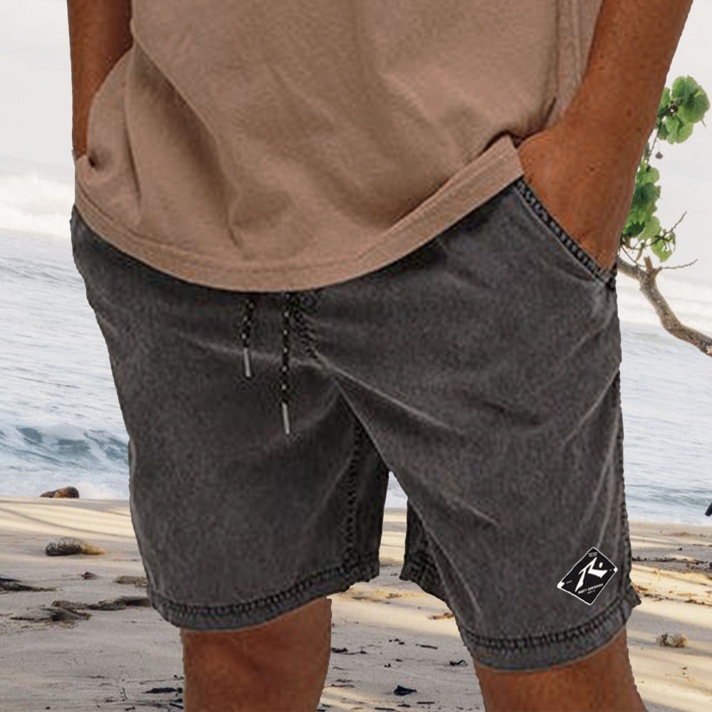 Men's Vintage Casual Rusty Surf Shorts / [blueesa] /