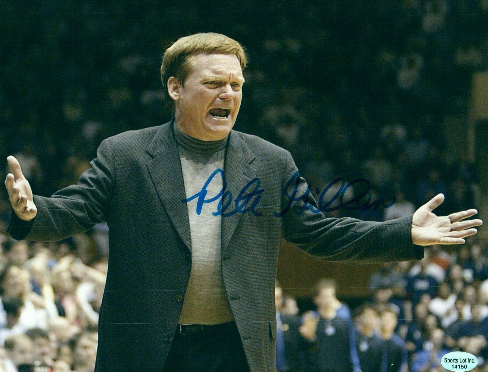 Pete Gillen NCAA College Virginia Hand Signed Autograph 8x10 Photo Poster painting