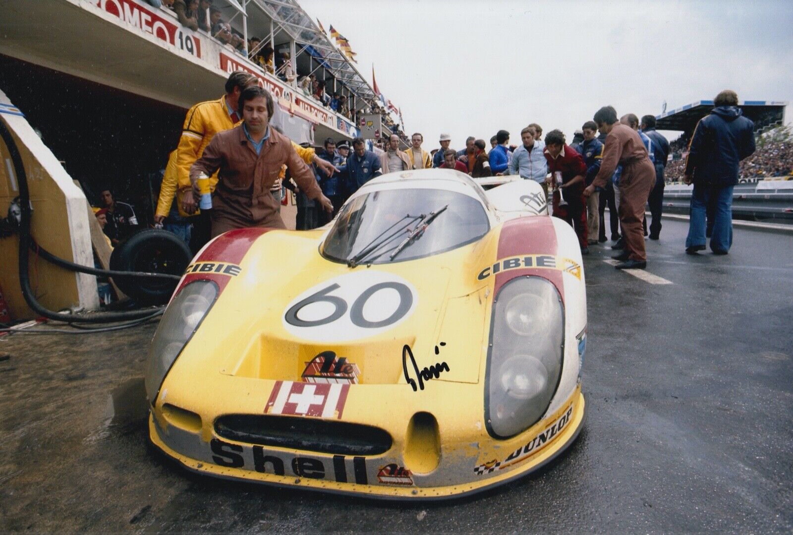 Reinhold Joest Hand Signed 12x8 Photo Poster painting Le Mans Autograph Porsche 1