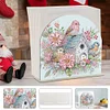 Diamond Painting Acrylic Birds Napkin Holder Set Home Decor