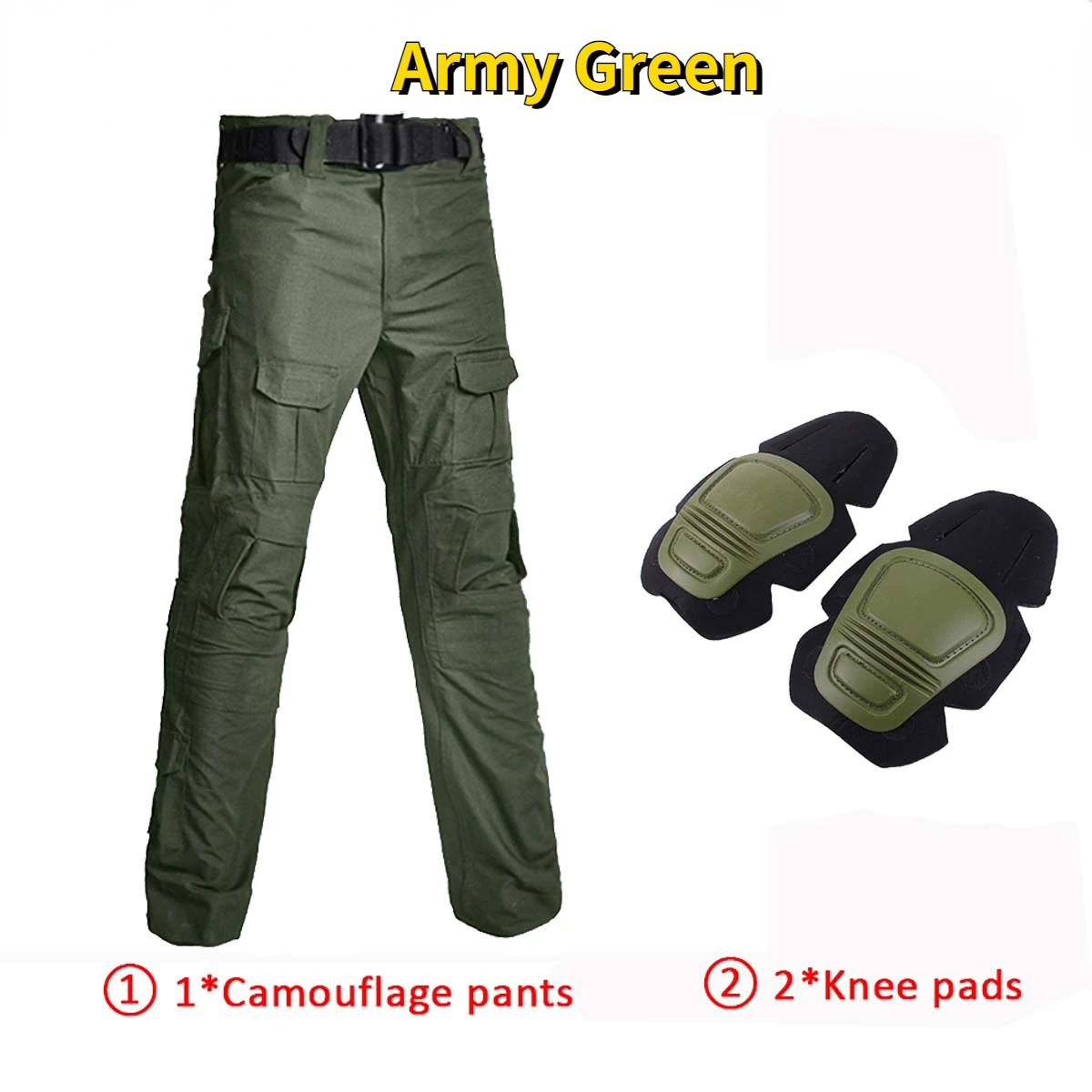 Thingsroom Camo Tactical Pants – Wear-resistant Hiking Pants for Men | Men Pants Fashion Trousers  