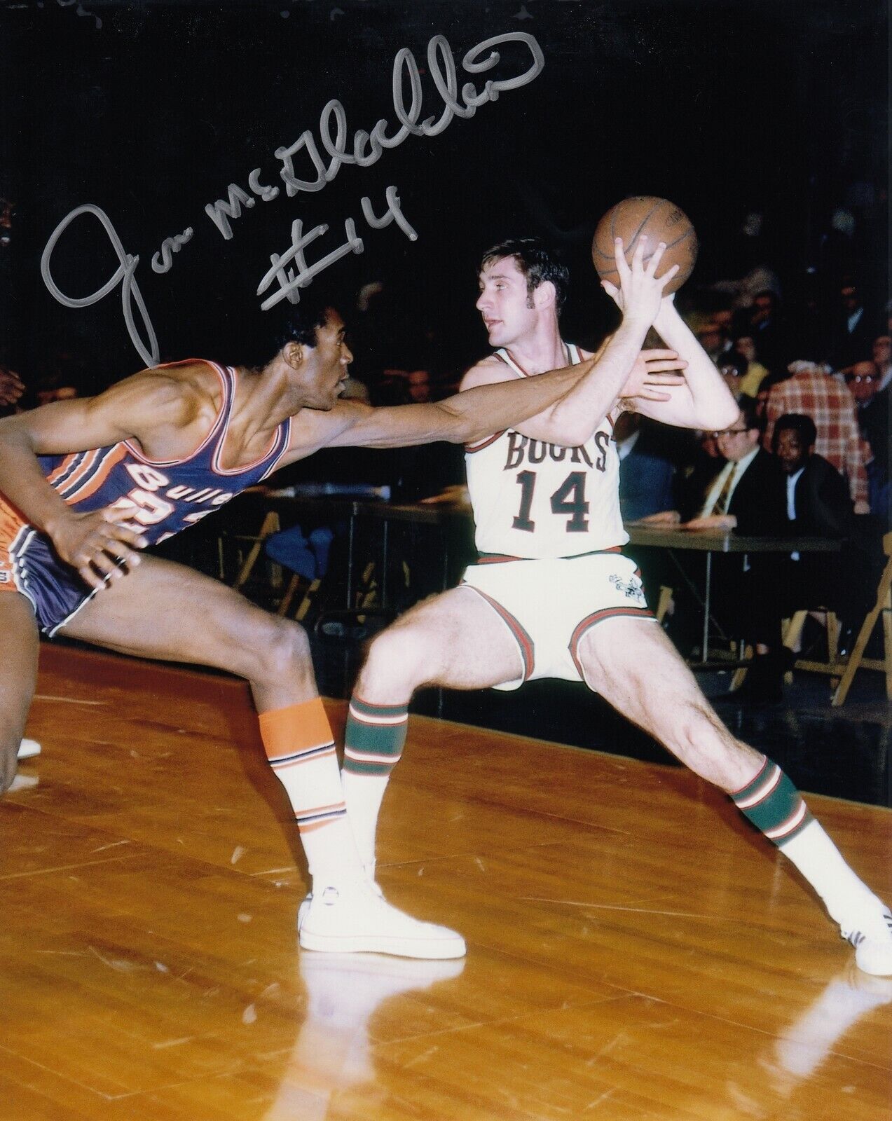 Jon McGlocklin #0 8x10 Signed Photo Poster painting W/ COA Milwaukee Bucks 032419