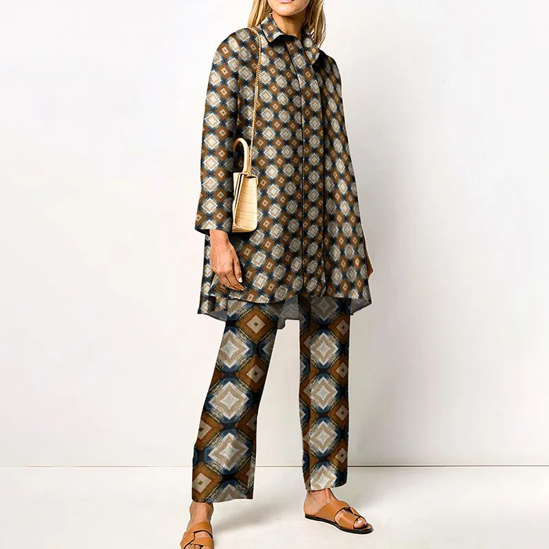 Brownm Sleeve Outfit Urban Cool Popular Digital Blouses