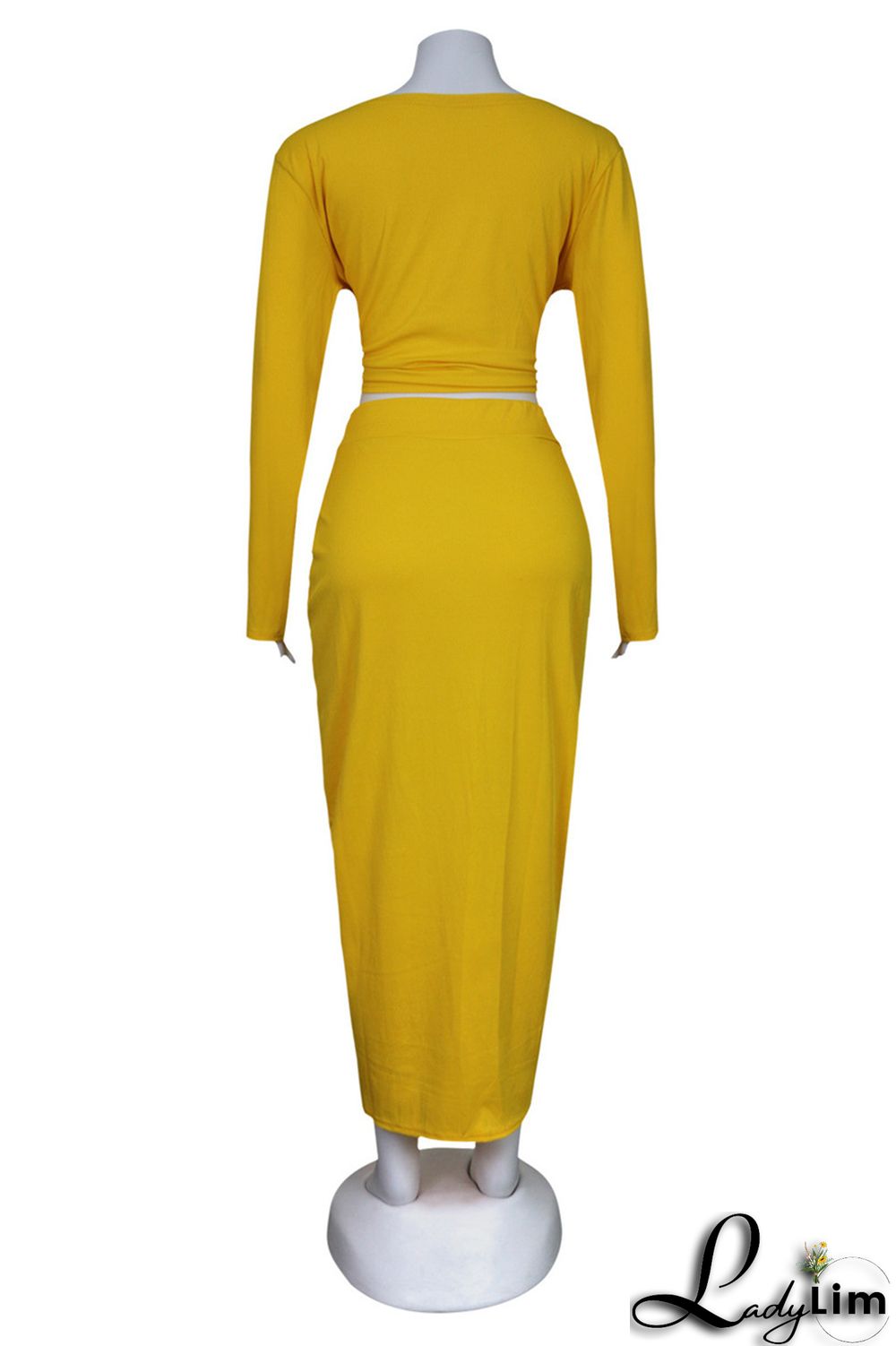 Pink Sexy Casual Solid Bandage V Neck Plus Size Two Pieces