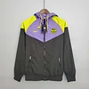 2023/2024 Barcelona Jersey Windbreaker Black and purple love fball