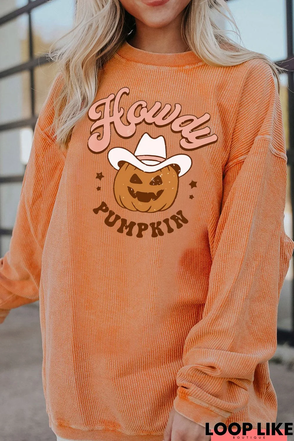 Howdy Pumpkin Graphic Sweatshirt