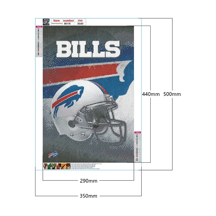 Full Round Drill Diamond Painting - Nfl - 35*50cm