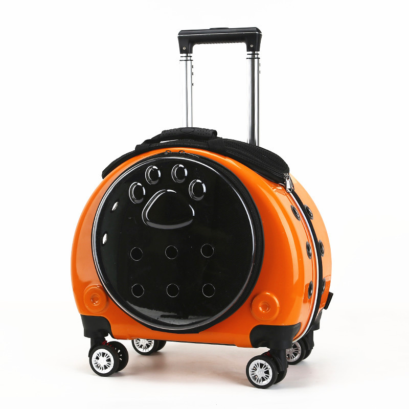Pet Trolley Case Dual-use Pet Backpack Multi-function Space Pet Carrier