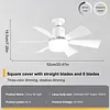 Socket Fan Light with Remote Screw in Ceiling Fan in Light Socket for Bedroom
