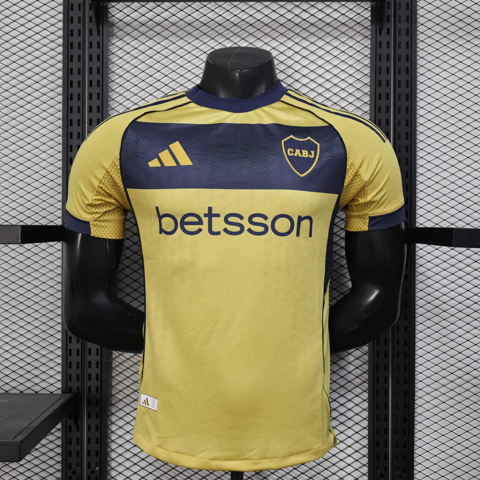 2025/2026 Player Version Boca Juniors Away Football Jersey（The player version jersey is a bit tight, please pay attention to the size selection）