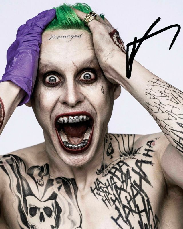 Jared Leto - The Joker Autograph Signed Photo Poster painting Print