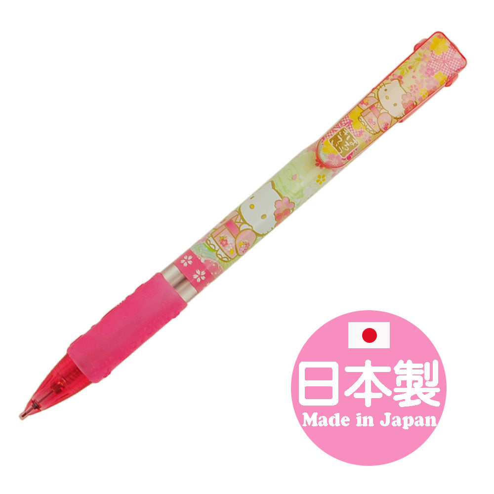 Hello Kitty Automatic Pencil Mechanical Pencil 0.5mm Kimono Cherry Blossom A Cute Shop - Inspired by You For The Cute Soul 