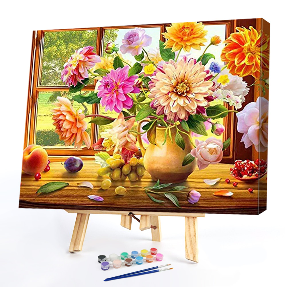 

40*50CM Paint By Numbers-Flower, 501 Original