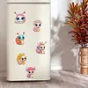 6Pcs Acrylic Snail DIY Diamond Art Refrigerator Magnets Sticker for Beginners