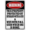 Warning - Vintage Metal Signs(12*16Inch) - Warning