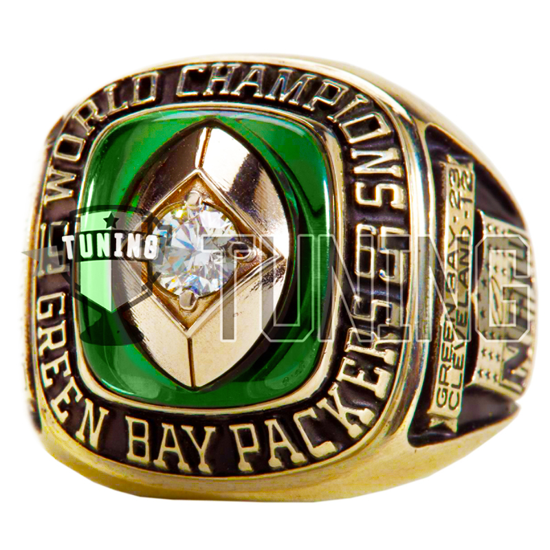 Green Bay Packers NFL Super Bowl Championship Ring 7-piece suit+Wood Box