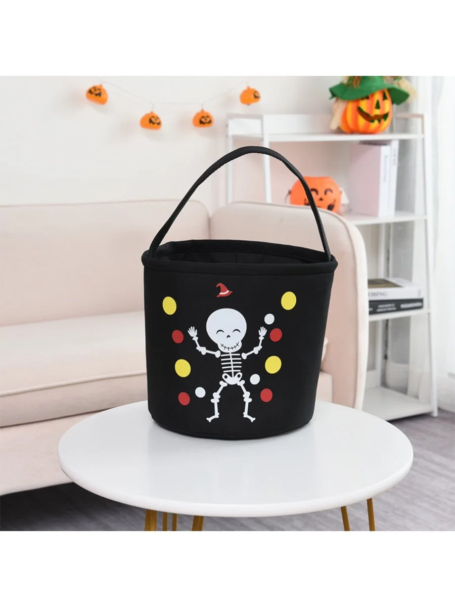 Halloween Accessories Decoration Props For Children Candy Bag Shopping Basket