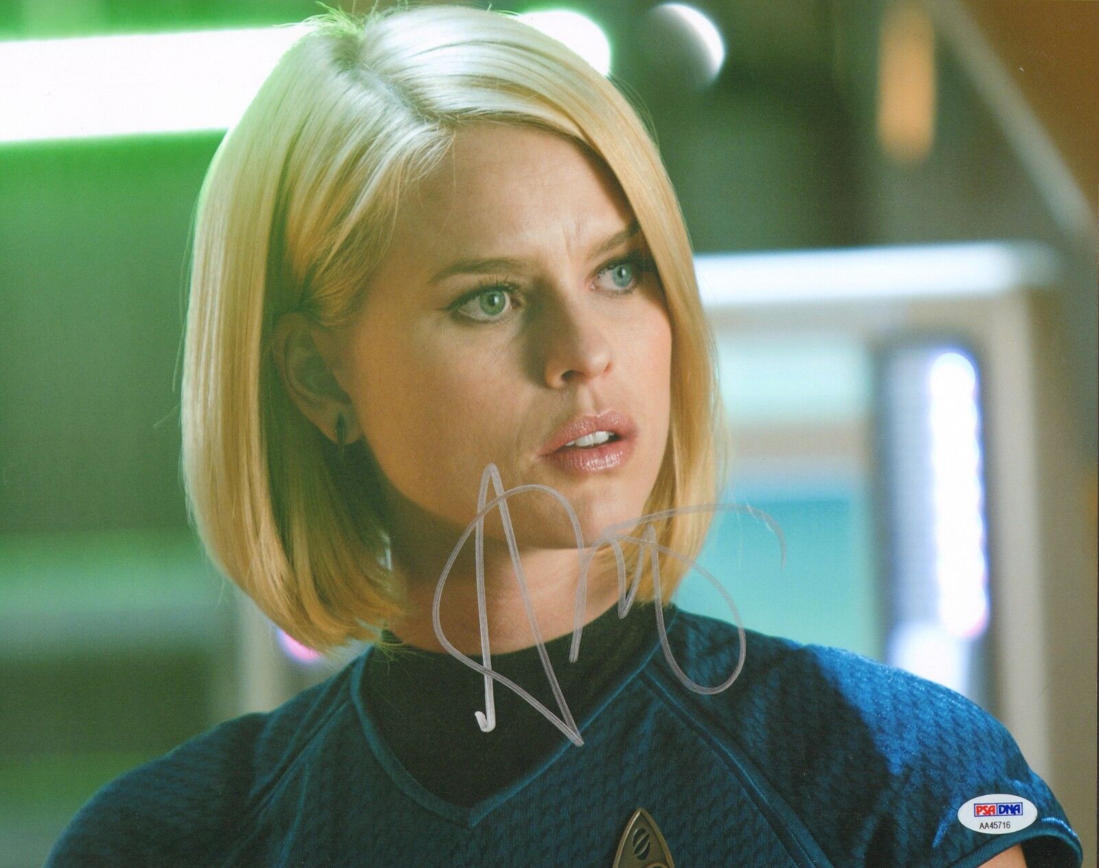 Alice Eve Signed 11x14 Photo Poster painting PSA/DNA COA Star Trek Into Darkness Picture Auto'd