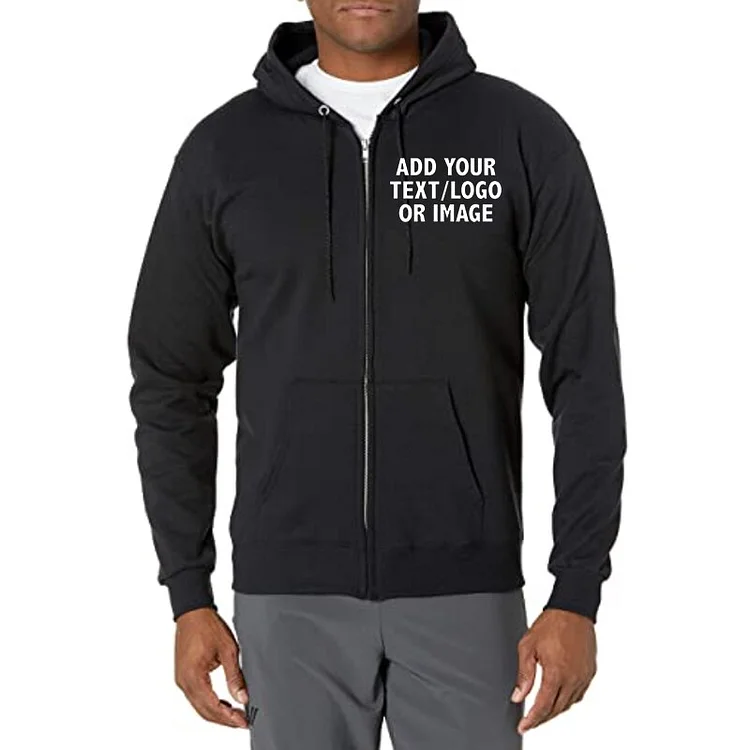 Custom Hoodies Logo Text Photo Personalized Sweatshirts for Men Women at Hiphopee