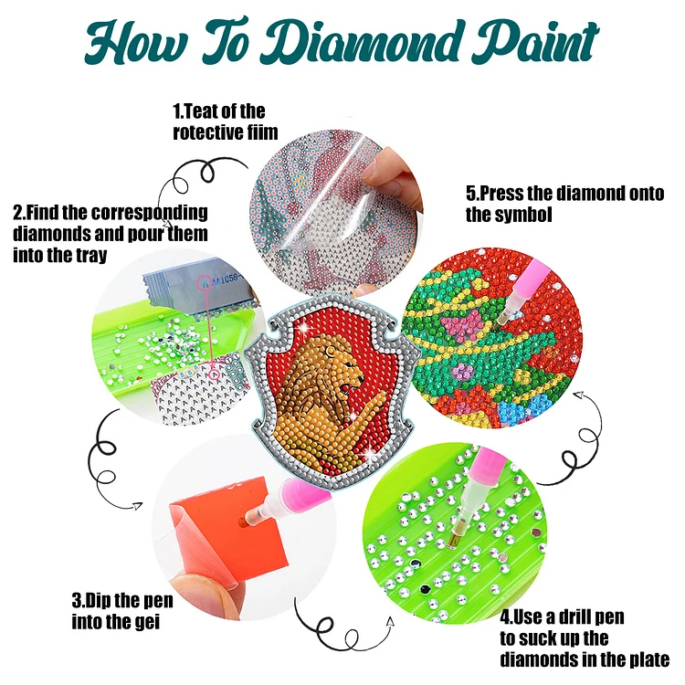 DIY Diamond Painting Coaster 8 6 4PCS/Set Special-Shaped Drill Point Drill  Acrylic Coaster Cup