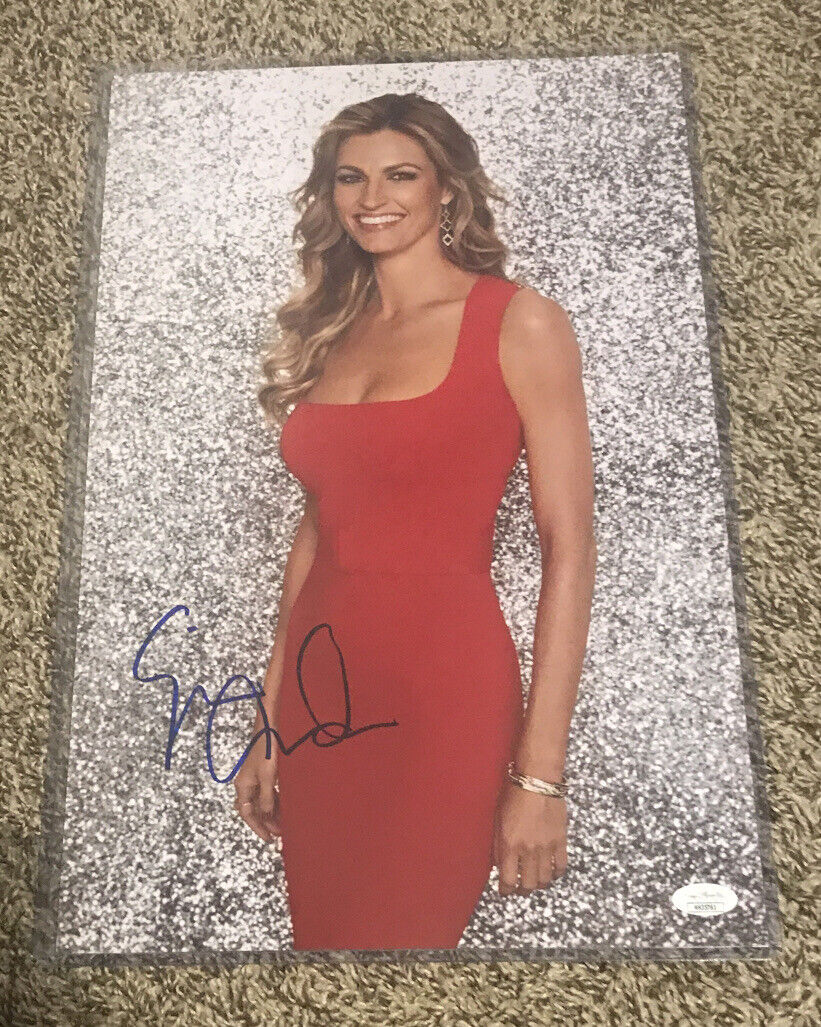 Erin Andrews Signed 11x17 Photo Poster painting JSA COA HOTTIE