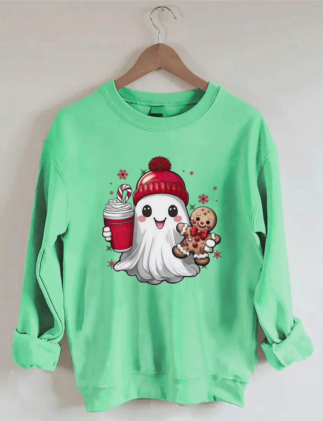 Cute Christmas Ghost Sweatshirt