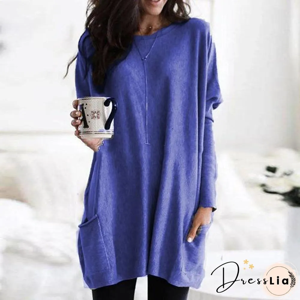 Women Dandelion Pattern Loose Top
