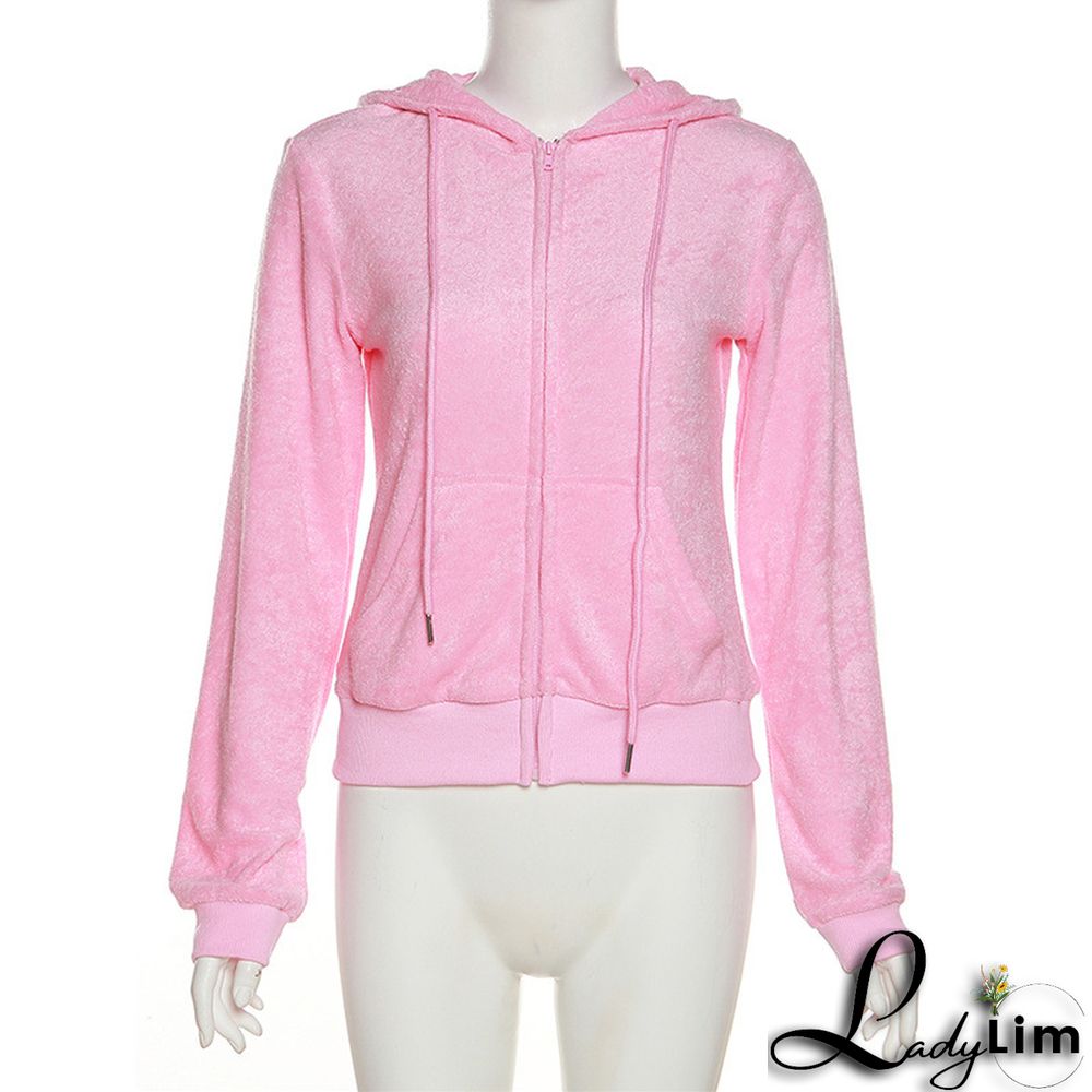 Fall Women's Fashion Hooded Zip Slim Fit Casual Sports Cardigan 2PC Set