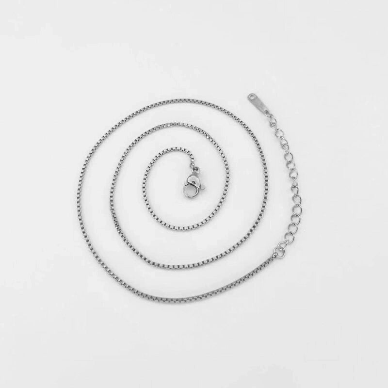 Casual Minimalist Solid Color 201 Stainless Steel Necklace