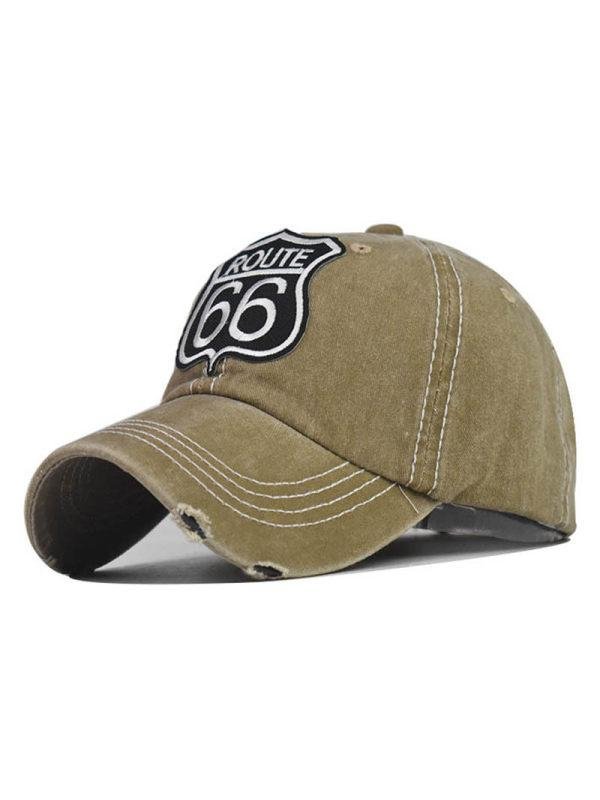 Outdoor ROUTE66 alphabet embroidery baseball cap tacday
