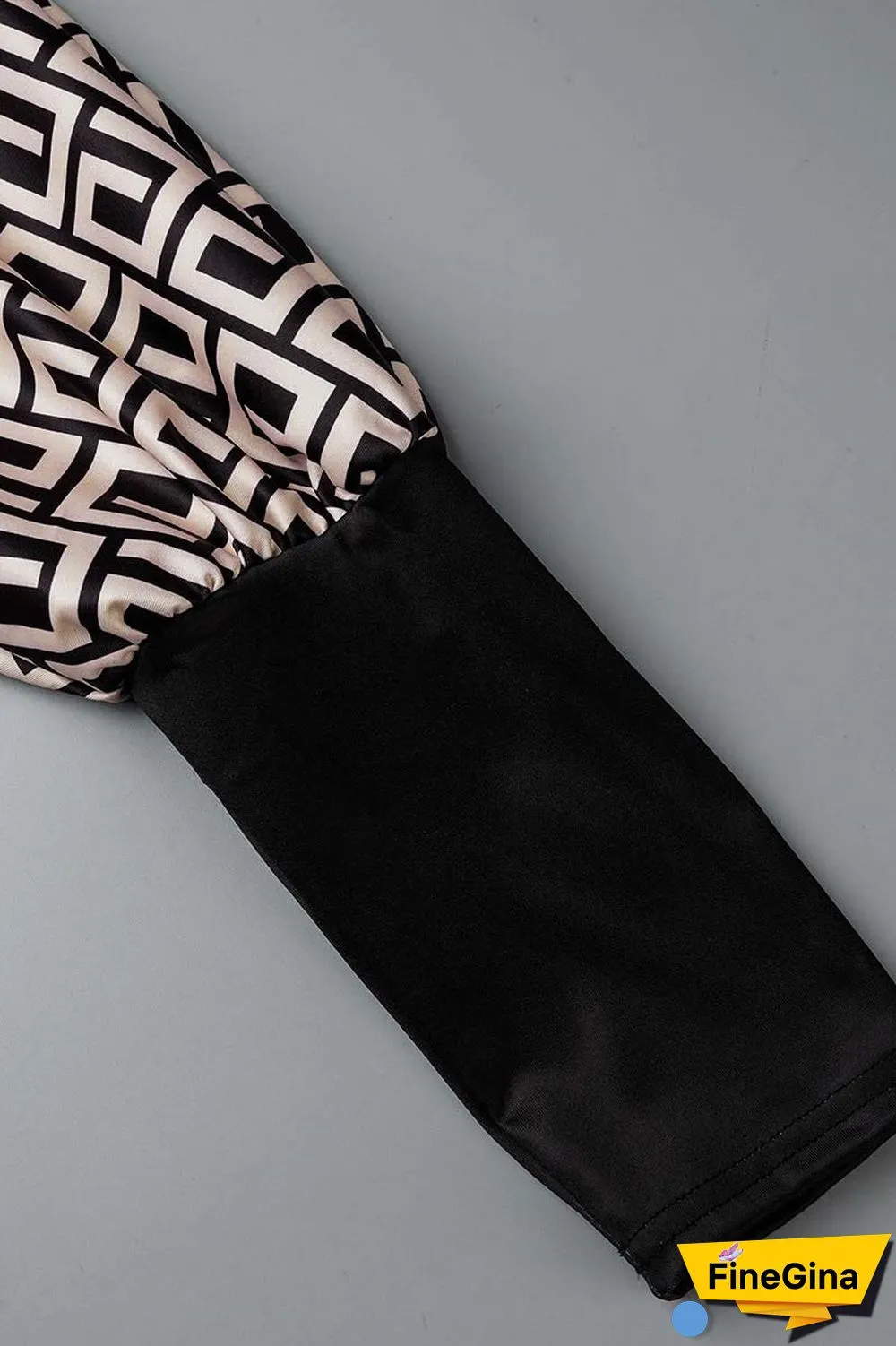 Apricot Sexy Casual Print Bandage Printing V Neck Wrapped Skirt Dresses