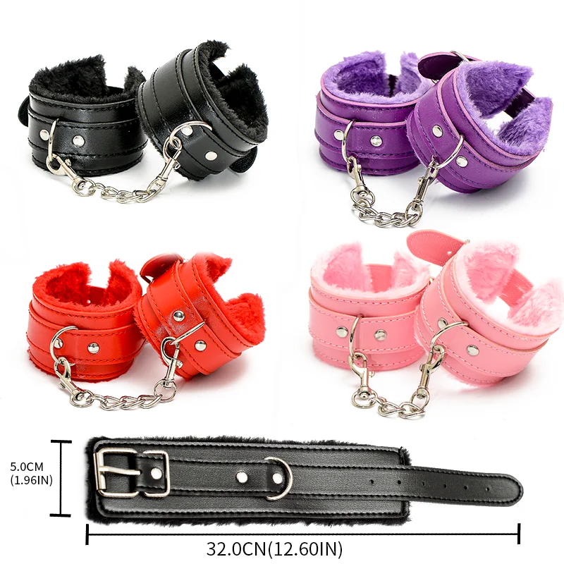 Sex Tools For Bdsm Bondage Fetish Handcuffs & Ankle Cuffs Adult Game Toys For Couple
