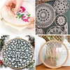 (US Only)2Pcs Round Embroidery Hoops DIY Sewing Tool for DIY Sewing Craft (20cm)