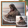 (Multi-Style) Juses Beach Sculpture-11CT Stamped Cross Stitch 50*50cm/19.69*19.69in