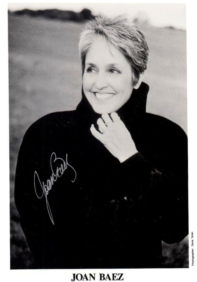 JOAN BAEZ Signed Photo Poster paintinggraph - Pop / Folk / Country Singer - Preprint