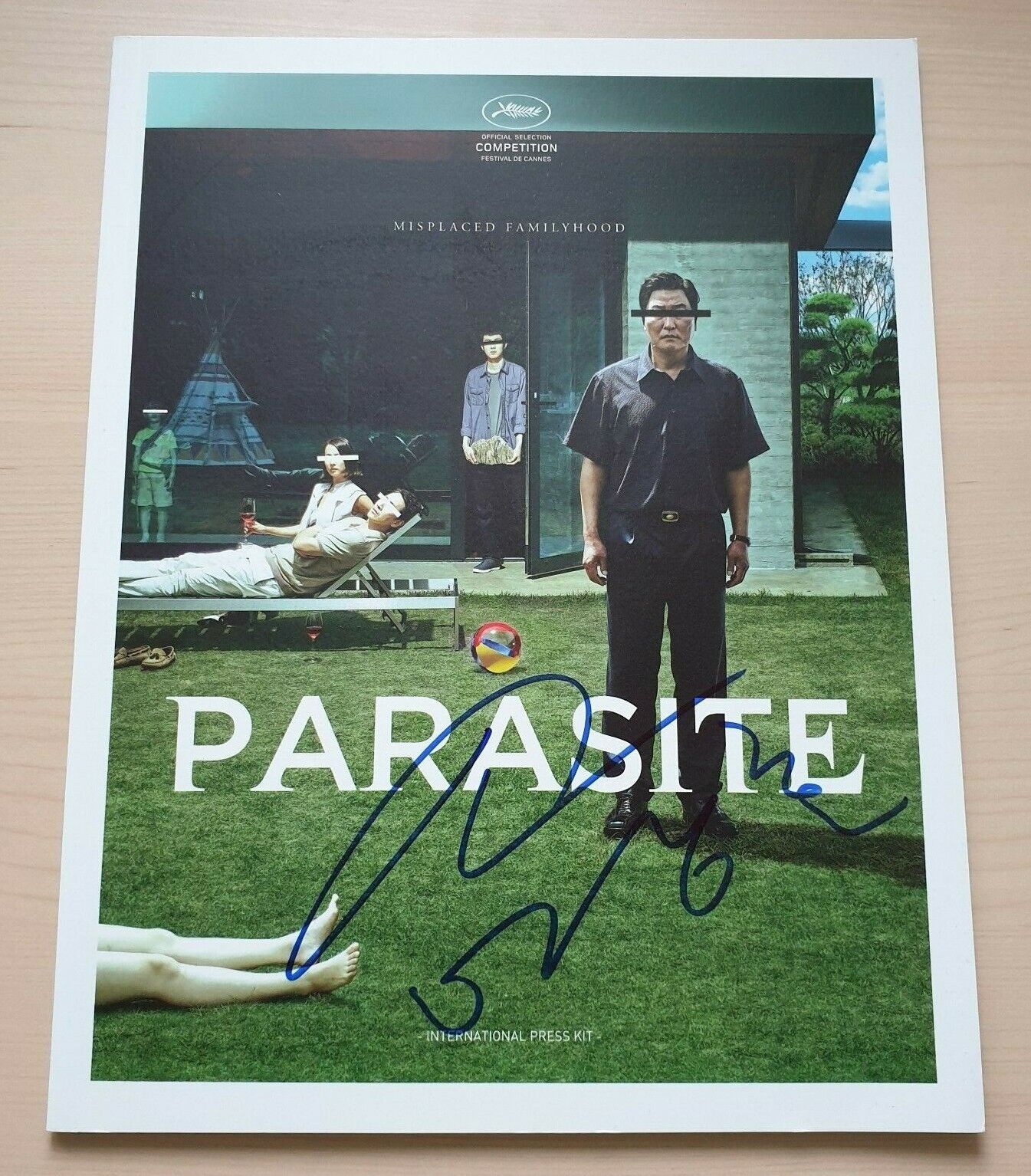 SONG KANG-HO In-Person Signed Autographed Pressbook PARASITE Oscars 2020 ??? ???