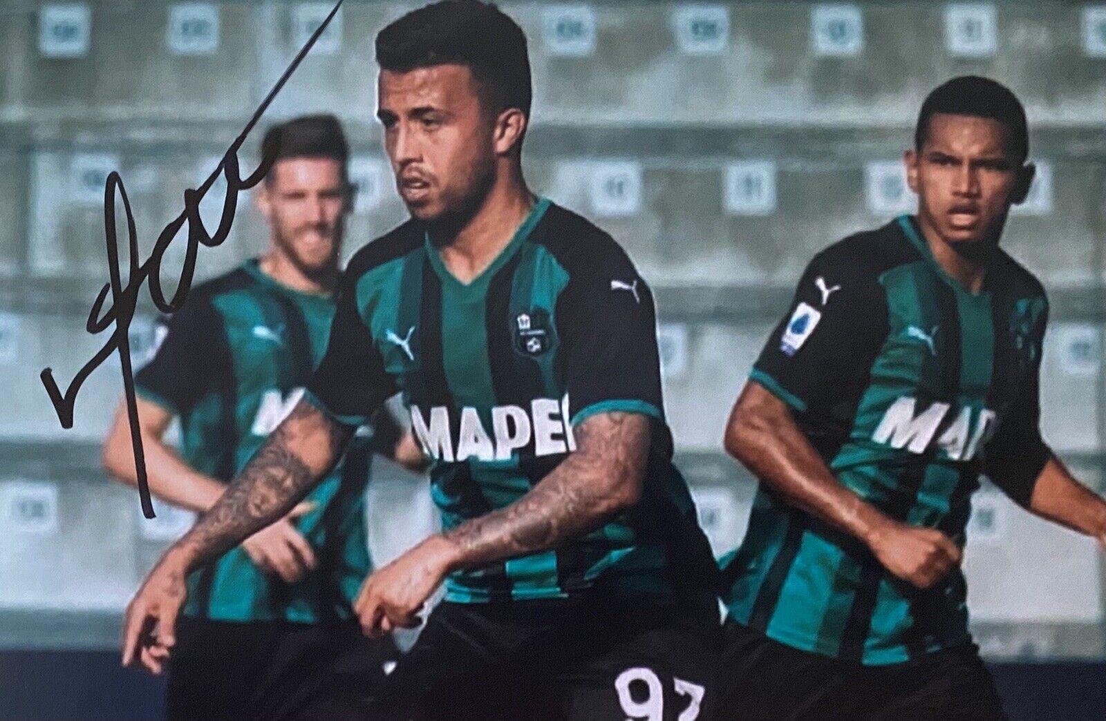 Matheus Henrique Hand Signed Sassuolo 6X4 Photo Poster painting