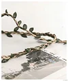 5mm simulation rattan fake leaves wax rope decorative rope wrapped decoration landscape design DIY
