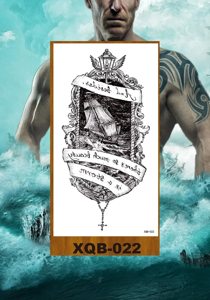 Temporary Tattoo Sticker Man Woman Arm Body Art Fake Tatoo Buddha Bodhisattva Believer Religion Valkyrie Female Warrior Goddess