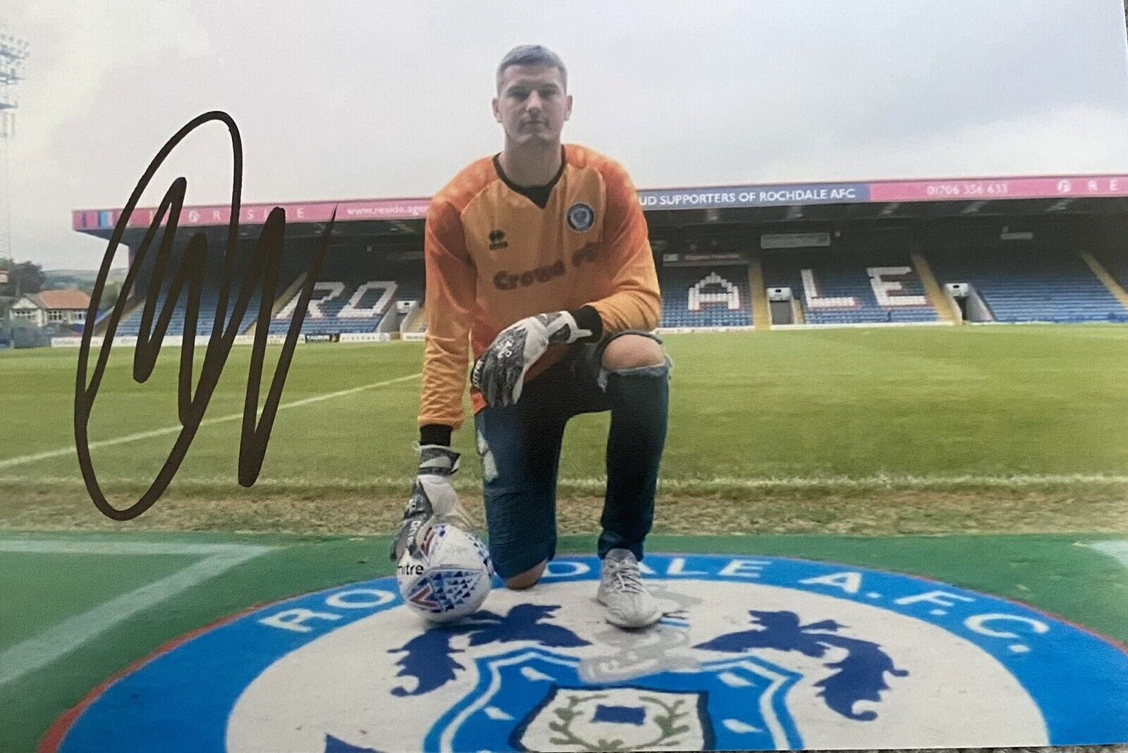 Magnus Norman Genuine Hand Signed Rochdale 6X4 Photo Poster painting