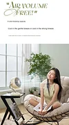 Air Circulation Fan F46 Electric Fan Household Shaking Tabletop Dual-Purpose Electric Fan Office