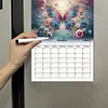 DIY Special Shaped Colorful Pattern 5D DIY Diamond Art Monthly Planner Kit