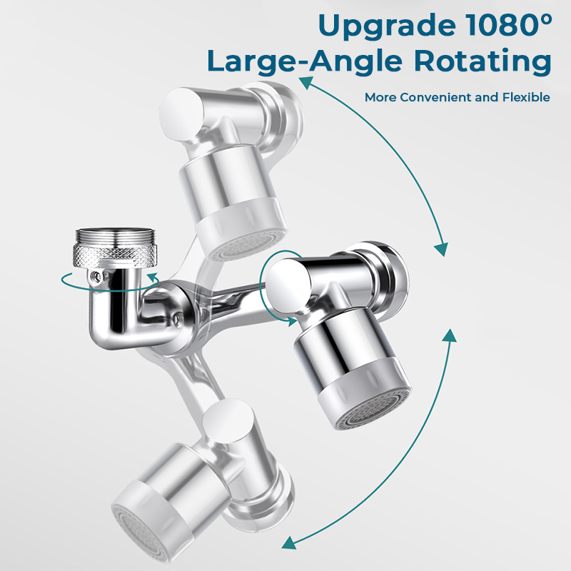 Saker 1080° Large-Angle Rotating Splash Filter Faucet