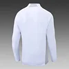 2025/2026 Real Madrid Half-Pull Training Suit White-Gray Football Shirt Set