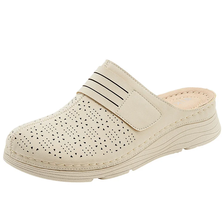 Casual Orthopedic Velcro Walking Wedge Toe Sandals SIKETU Stunahome.com