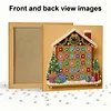 (25x25cm)DIY Pearl Painting Xmas Framed Handmade Pearl Material Art Kit Living Room Decor