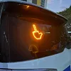 Hand Gesture Light with Remote LED Car Back Window Sign Car Finger Light for Car